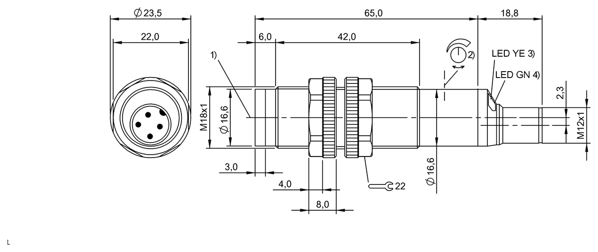 Diffuse sensors