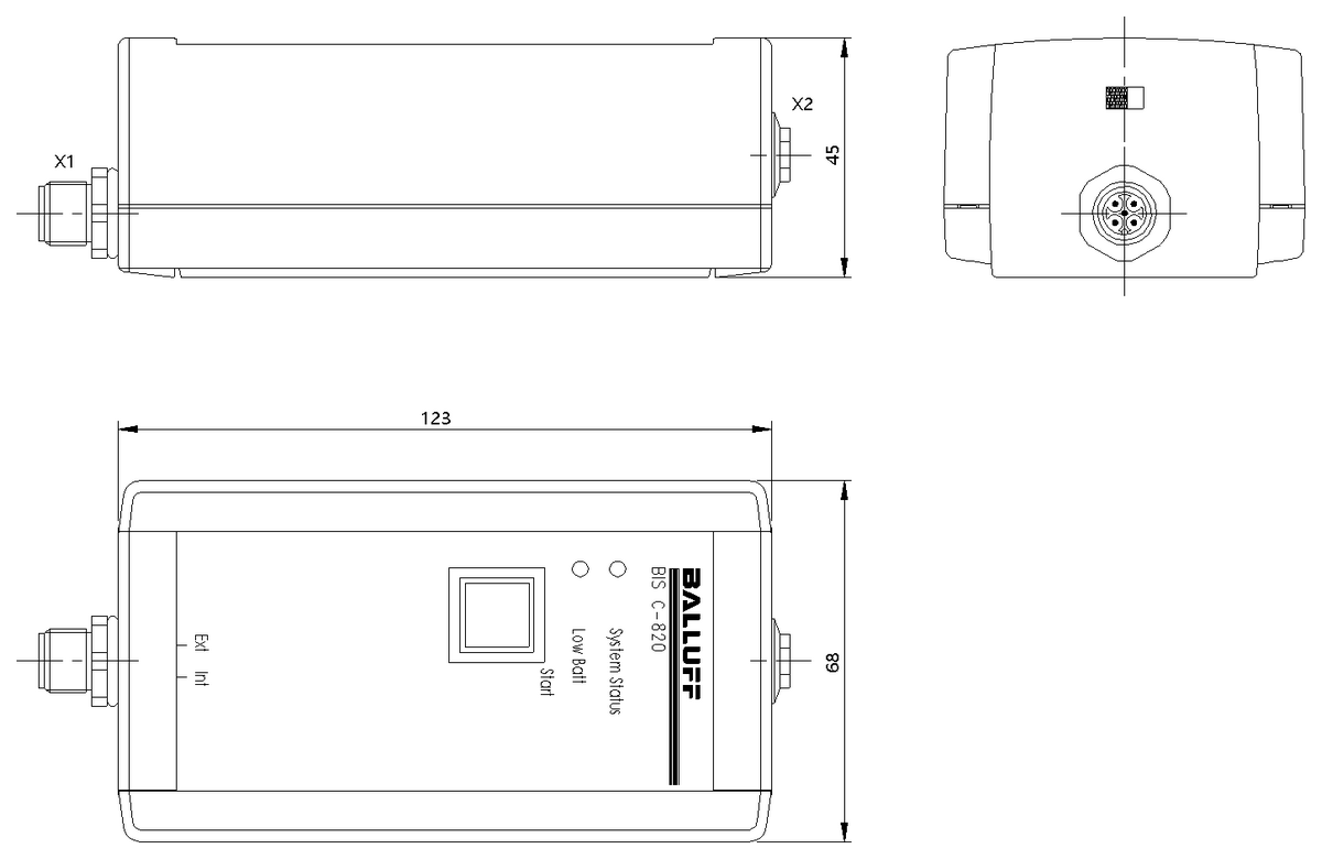 Portable LF read/write units (70/455kHz)