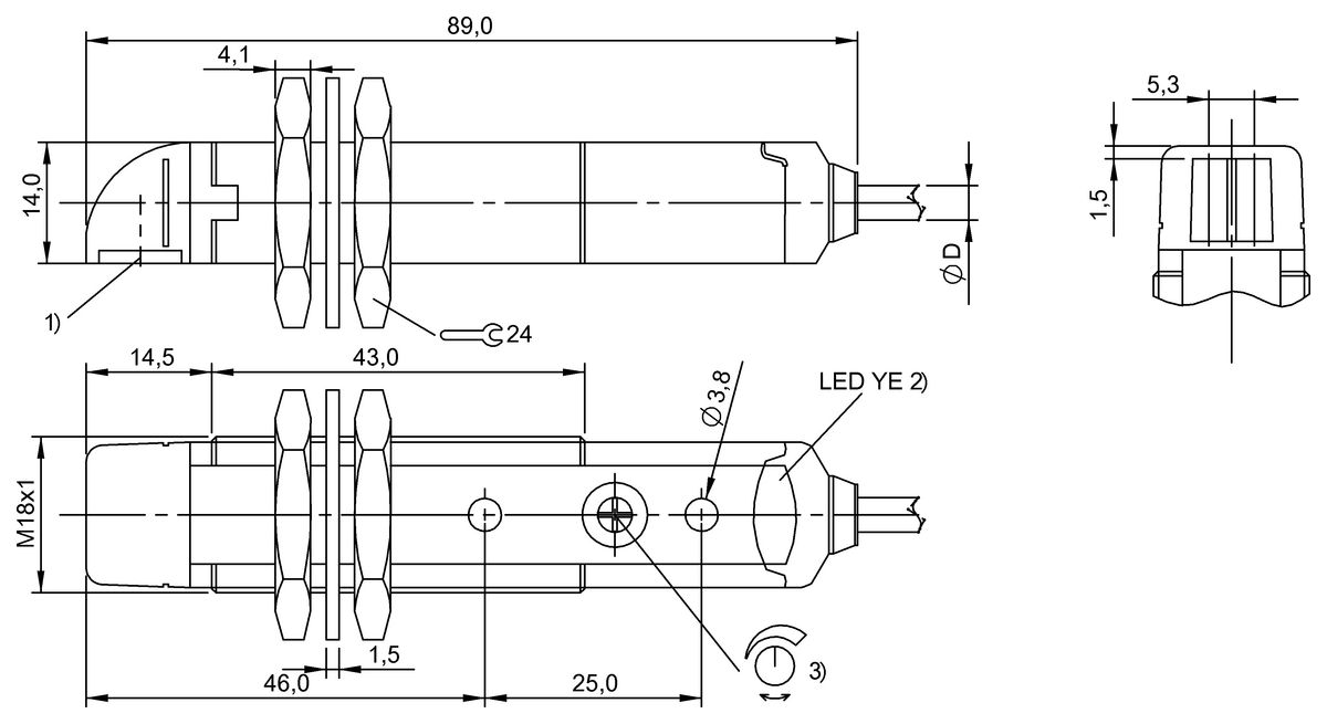 Diffuse sensors