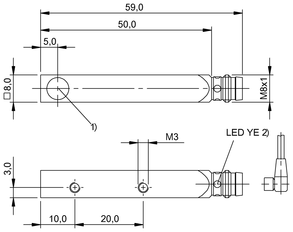 Barreras fotoeléctricas unidireccionales