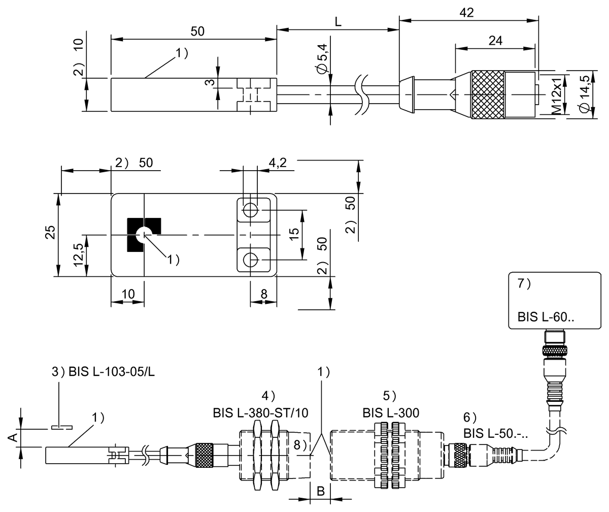 RFID LF data coupler (125 kHz)