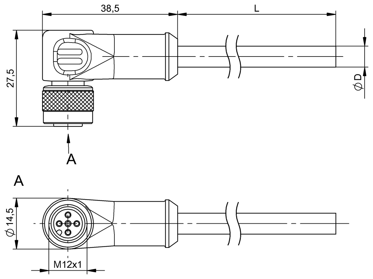 Single-ended cordsets