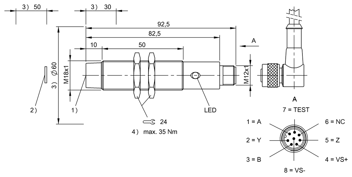 HF read/write heads and antennas (13.56 MHz)