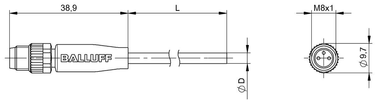 Single-ended cordsets