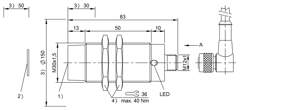 HF read/write heads (13.56 MHz) with integrated processor unit