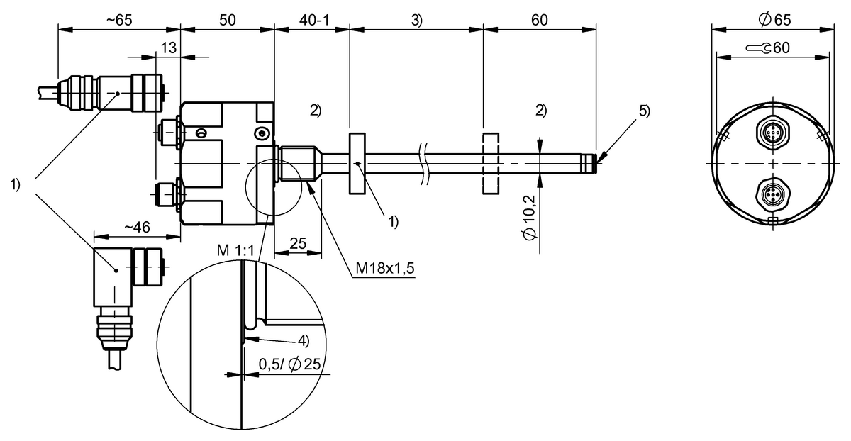 Robust magnetostrictive linear position sensors