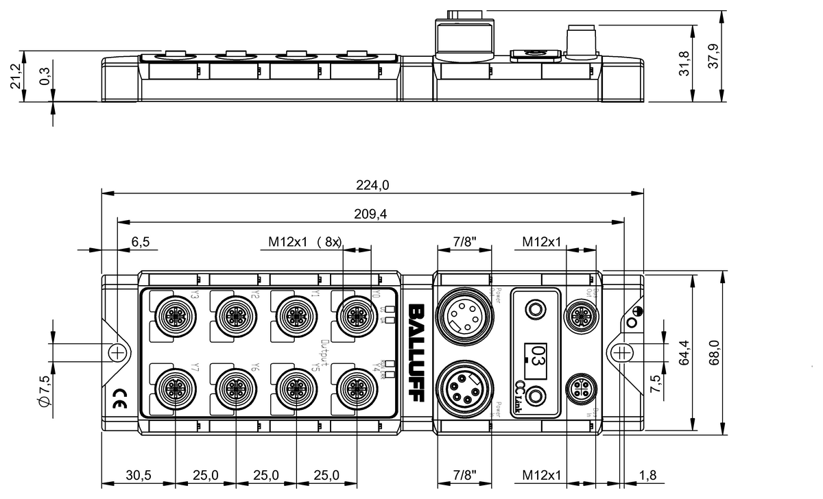 Network blocks for CC-Link
