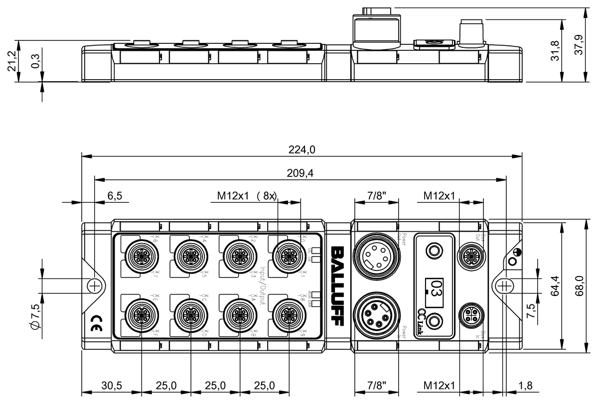 Network blocks for CC-Link