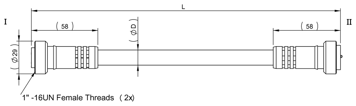 Double-ended cordsets