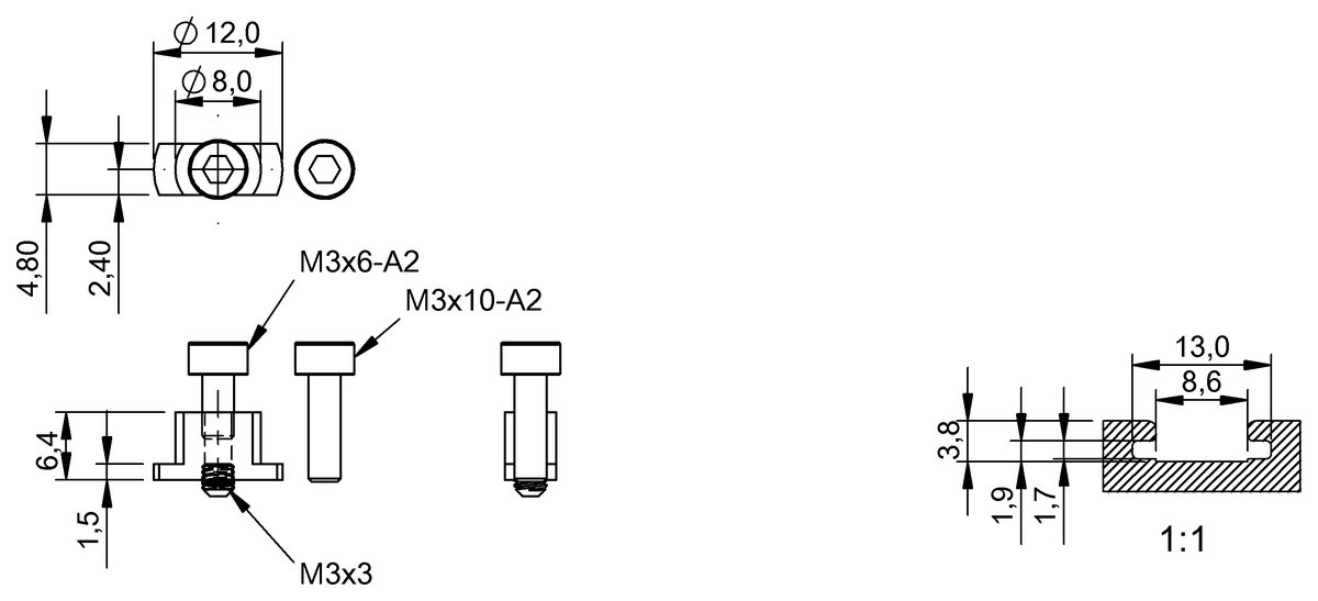 Mounting brackets for magnetic sensors