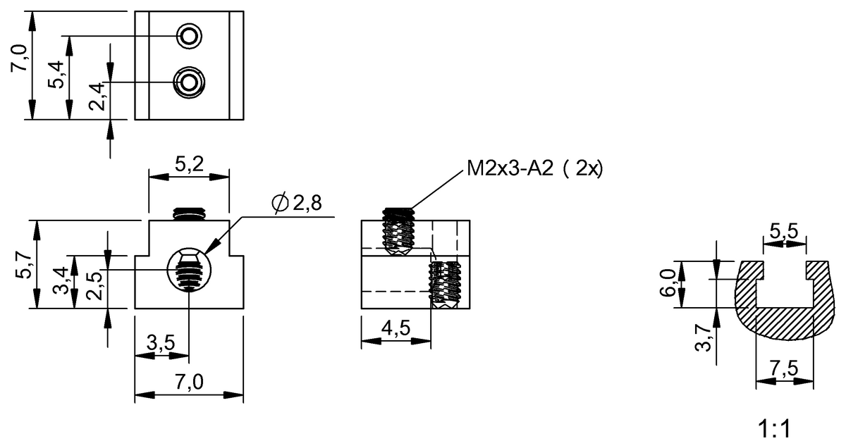 Mounting brackets for magnetic sensors