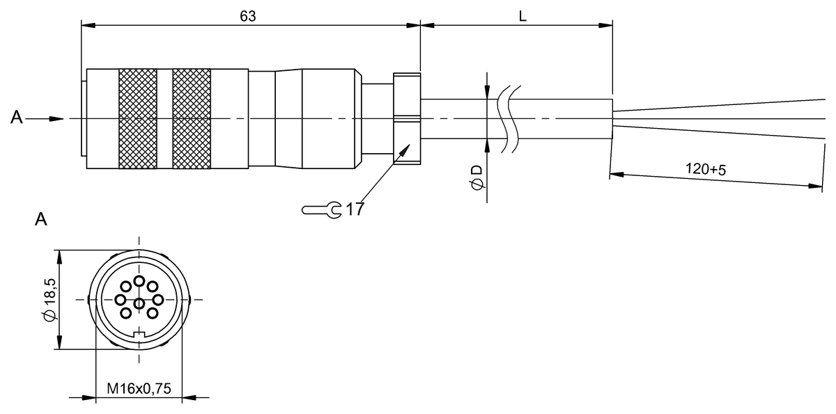 Single-ended cordsets