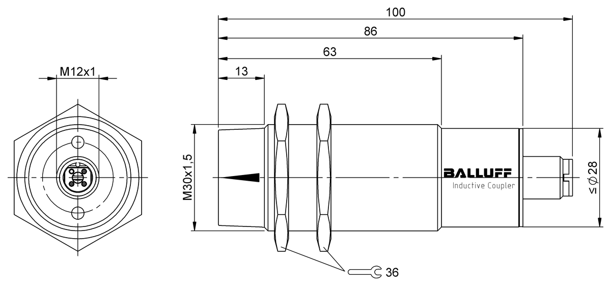 Inductive couplers for power supply