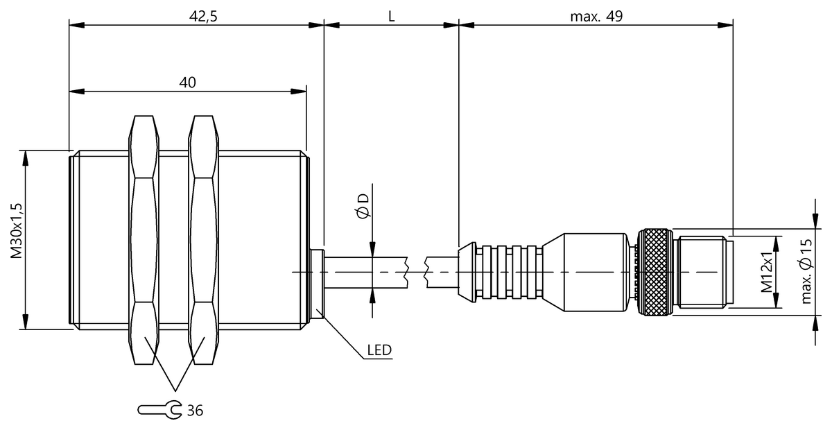 Inductive proximity switches and proximity sensors