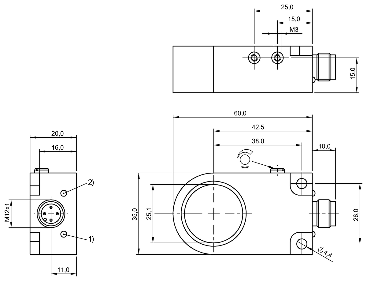 Inductive ring sensors and tube sensors