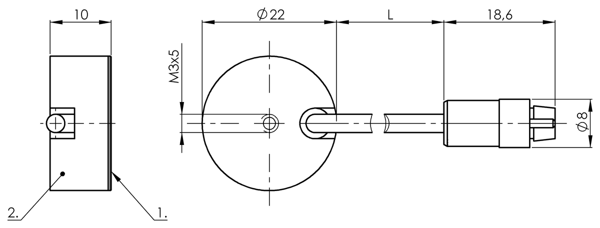 Capacitive sensor heads for amplifiers