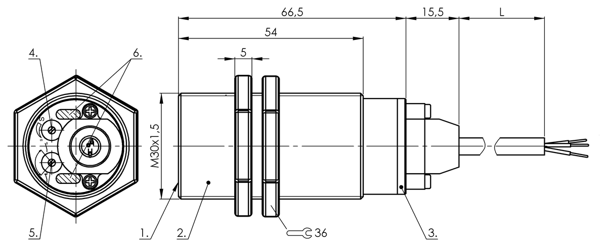 Detectores de proximidad capacitivos para la detección de objetos