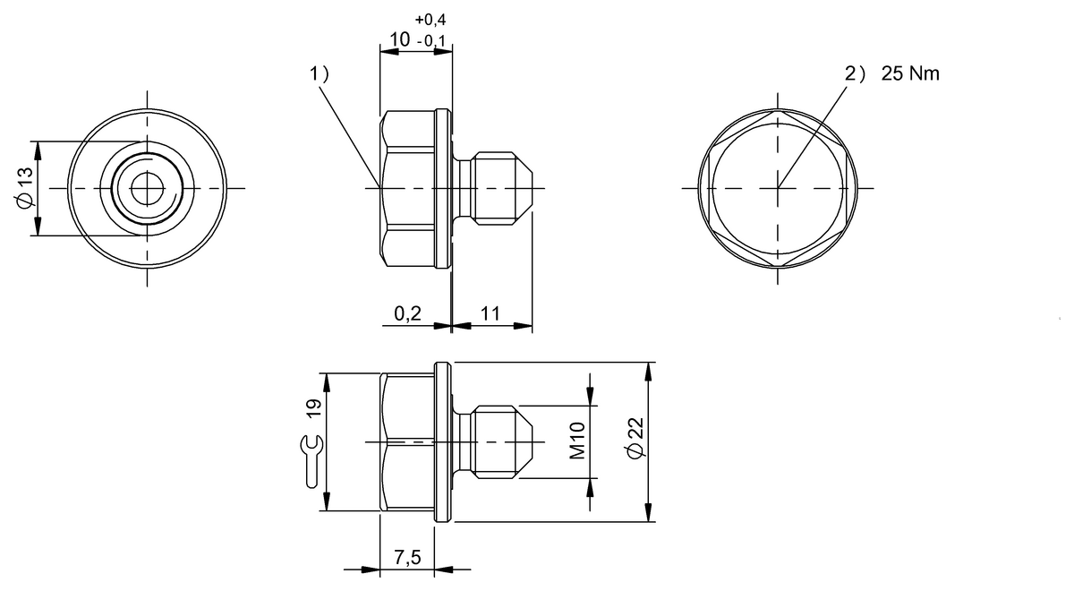 RFID LF etiketleri (70/455 kHz)