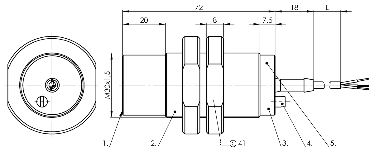 Sensores capacitivos de nível