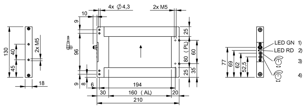 Barreras fotoeléctricas de marco