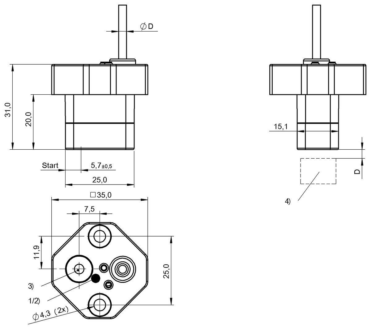 Inductive position sensors