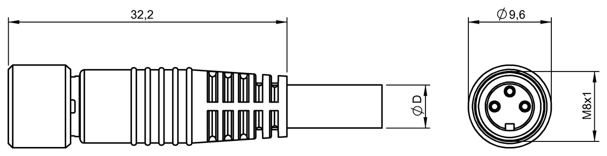 Single-ended cordsets