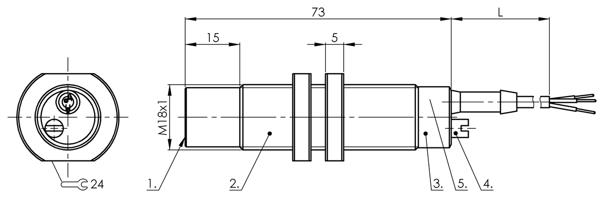 Capacitive level sensors