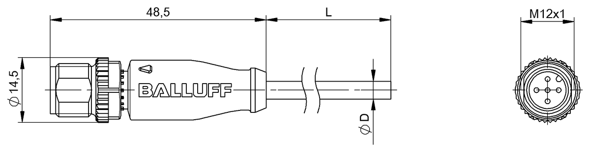 Single-ended cordsets