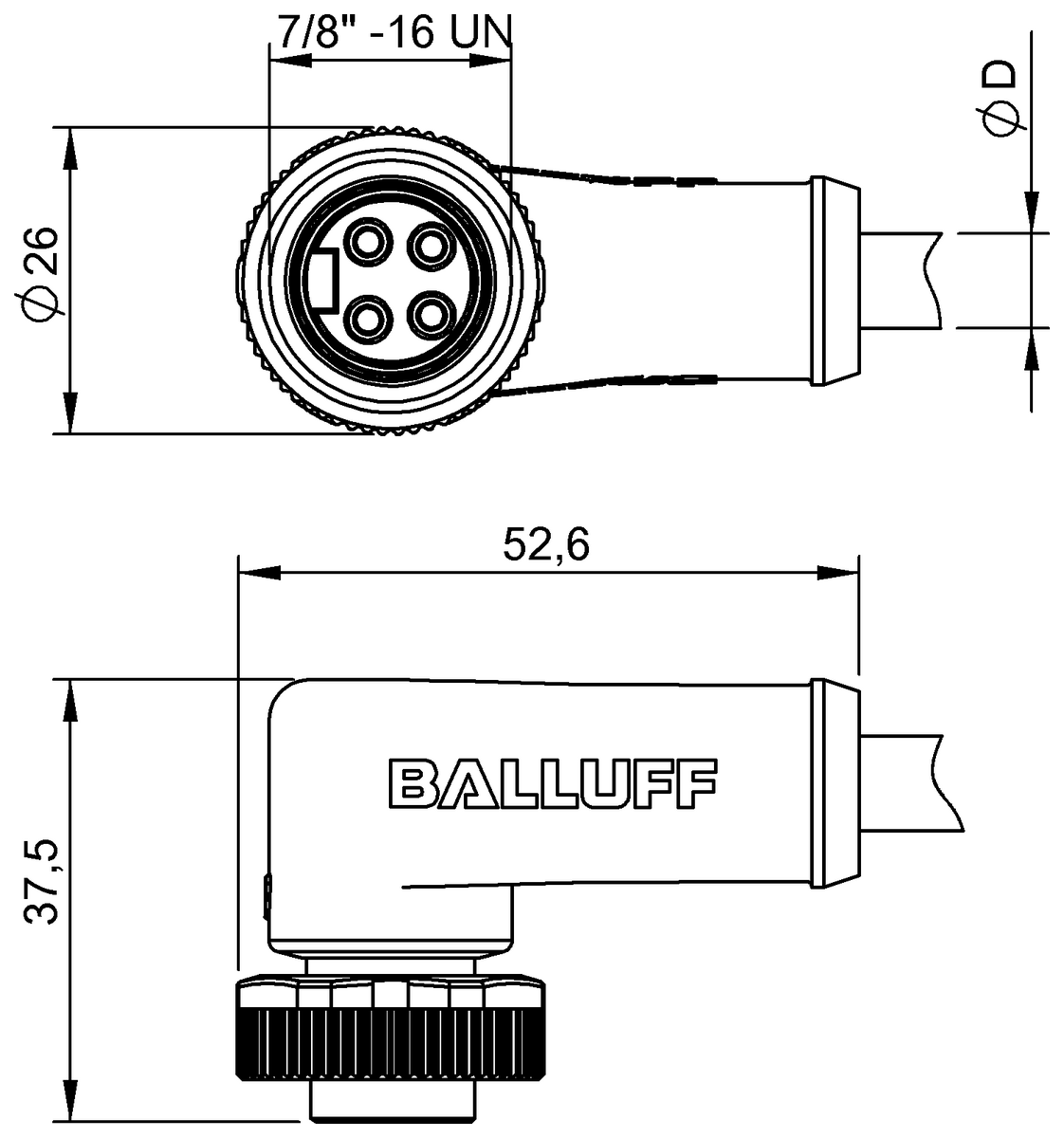 Single-ended cordsets
