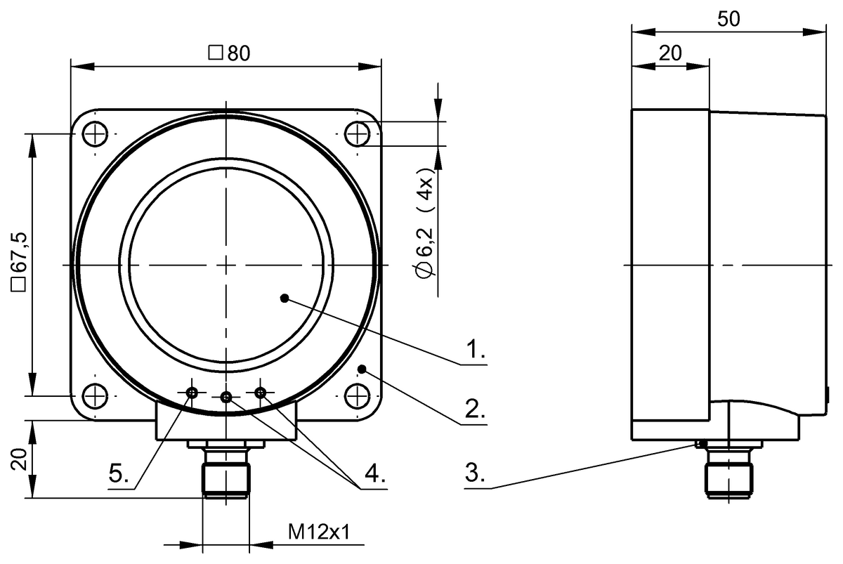 Dijital ve analog çıkışlı ultrasonik sensörler