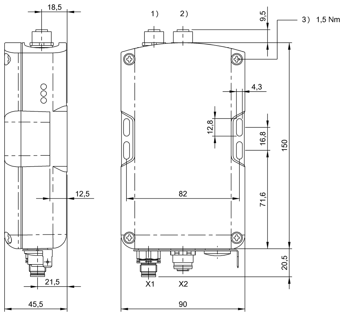 Vyhodnocovací jednotky RFID LF (125 kHz)