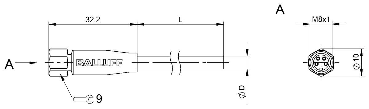 Single-ended cordsets
