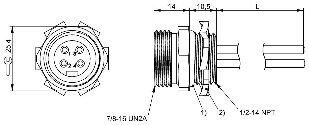 Conectores de flange