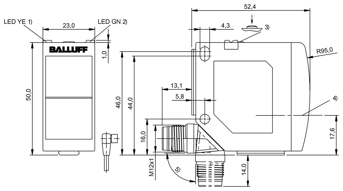 Through-beam sensors