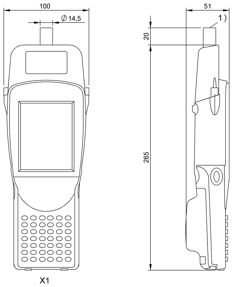 Portable LF read/write units (70/455kHz)