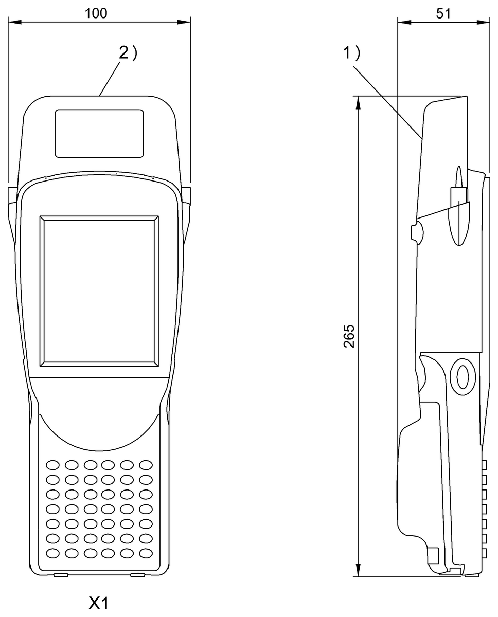 Portable LF read/write units (70/455kHz)