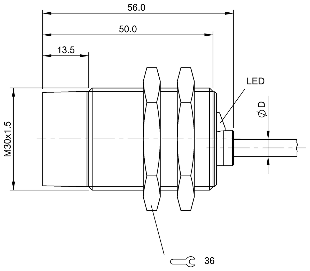 Inductive proximity switches and proximity sensors