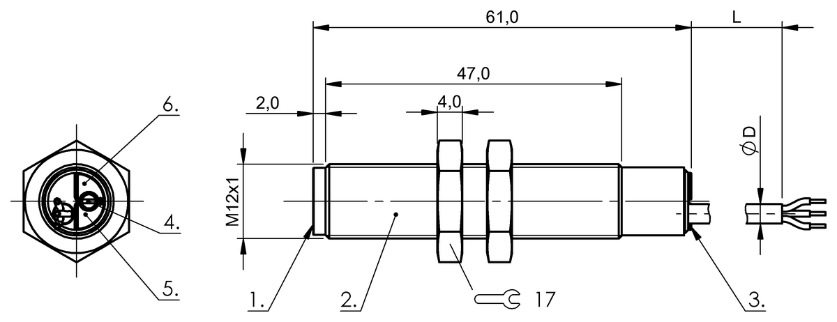 Capacitive proximity switches for object detection