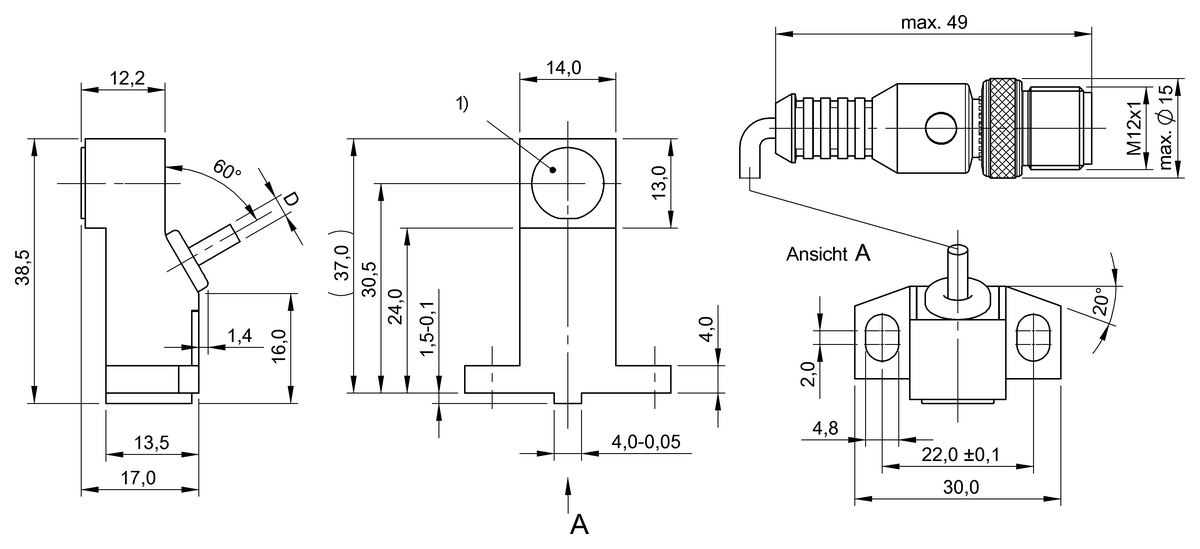 Inductive distance sensors