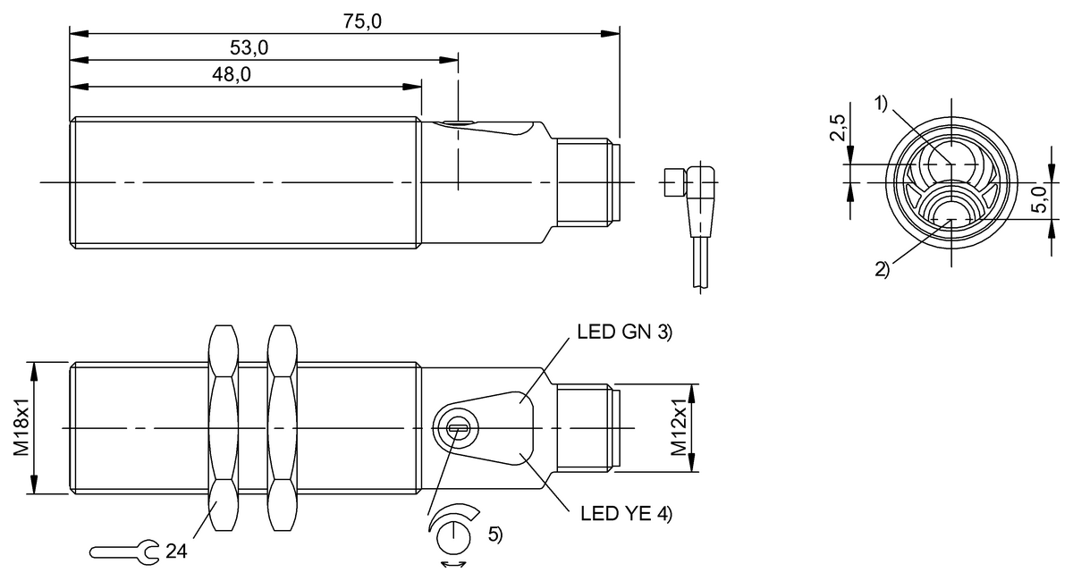 Diffuse sensors