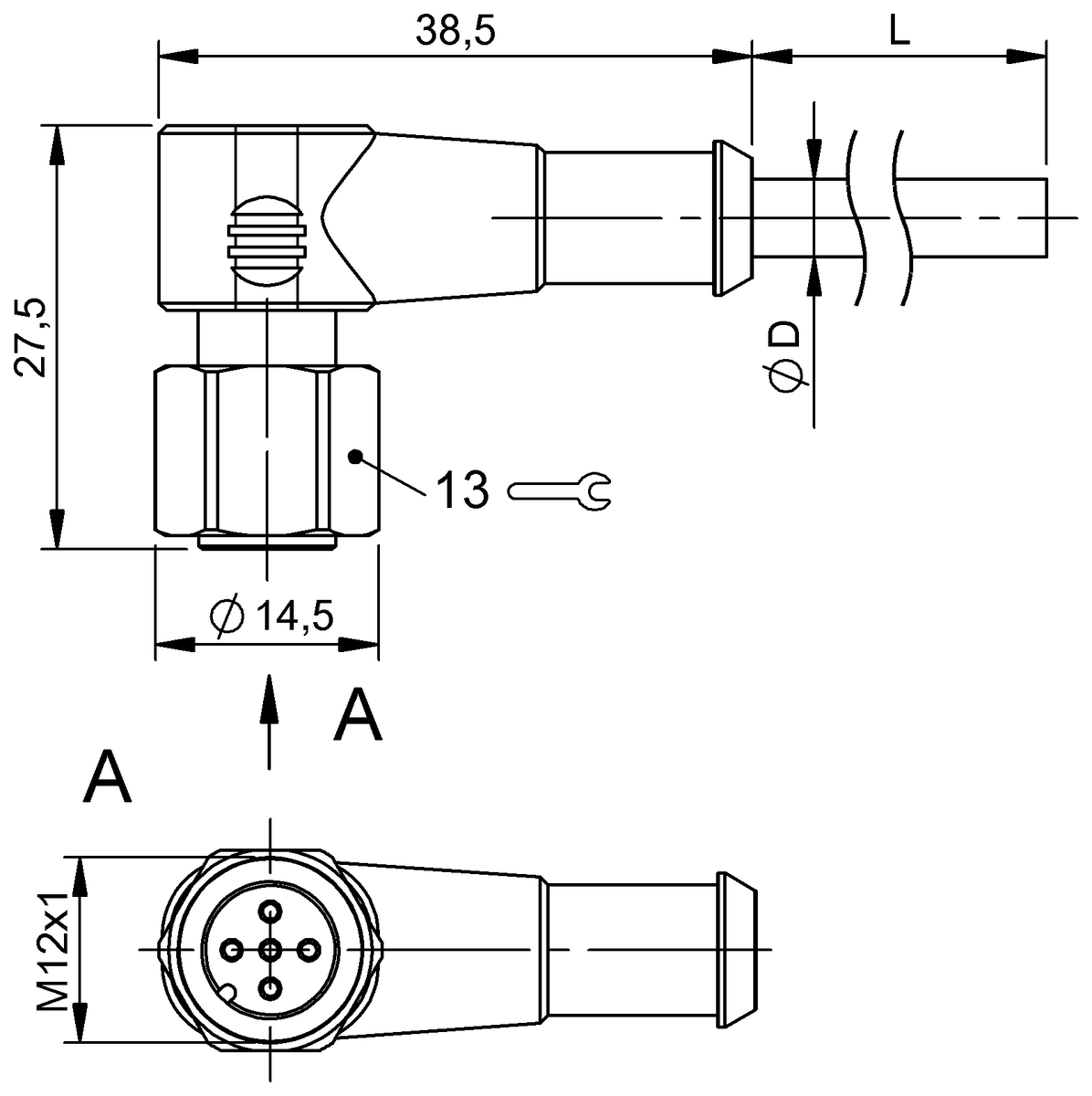 Single-ended cordsets