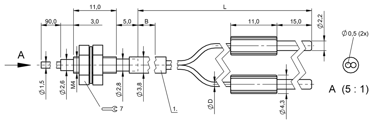 Plastic and glass fibers for fiber-based devices