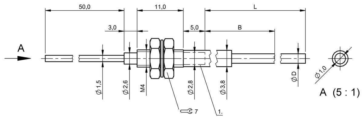 Plastic and glass fibers for fiber-based devices