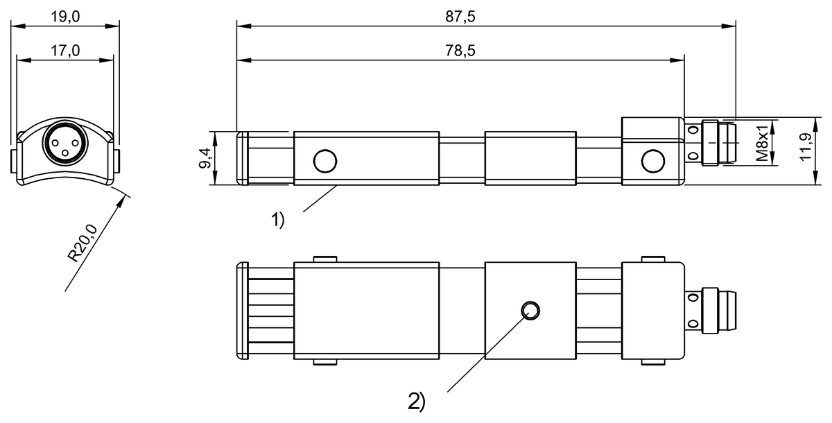 Inductive ring sensors and tube sensors