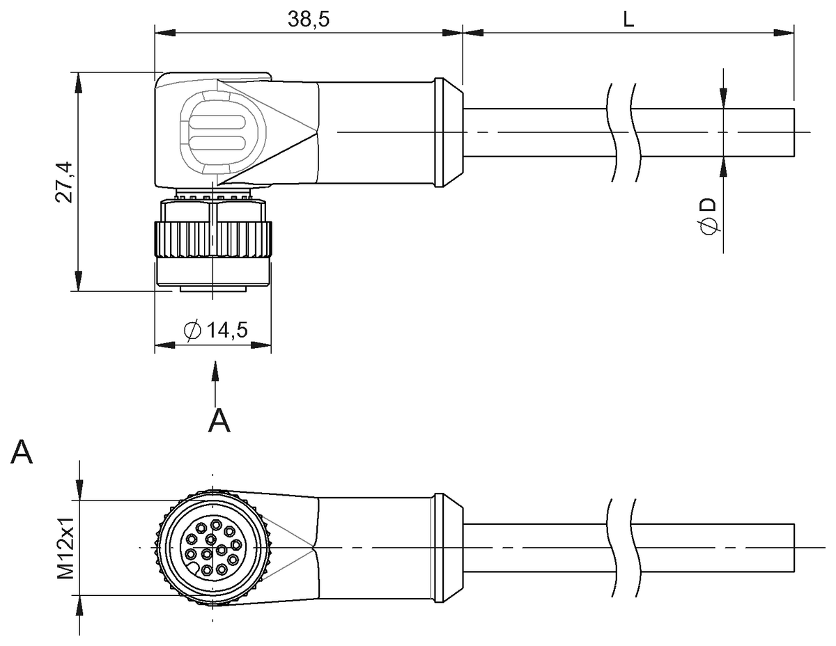 Single-ended cordsets