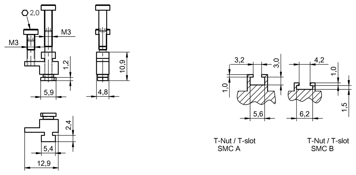 Mounting brackets for magnetic sensors