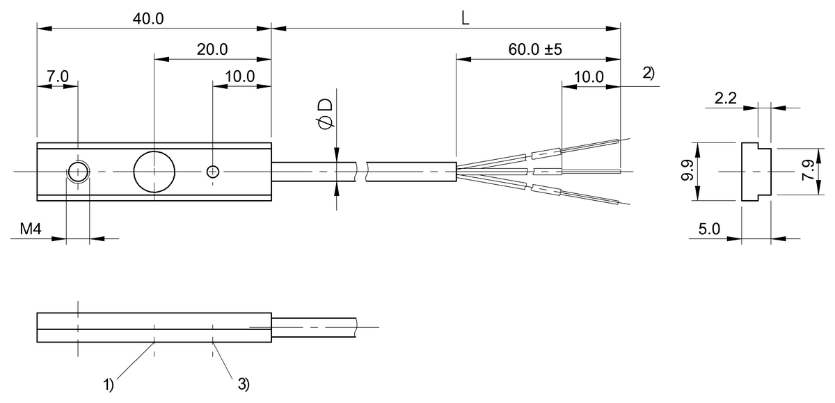 Inductive proximity switches and proximity sensors