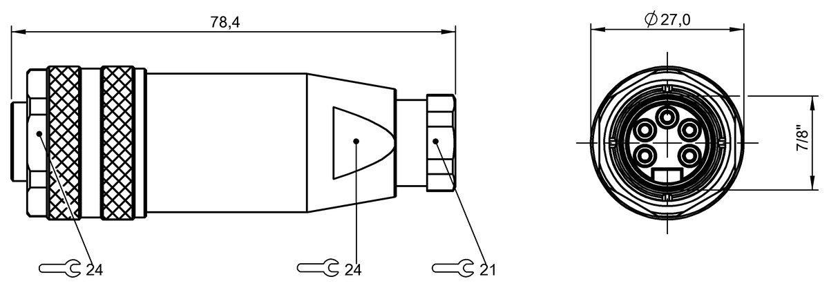 Selbstkonfektionierbare Steckverbinder