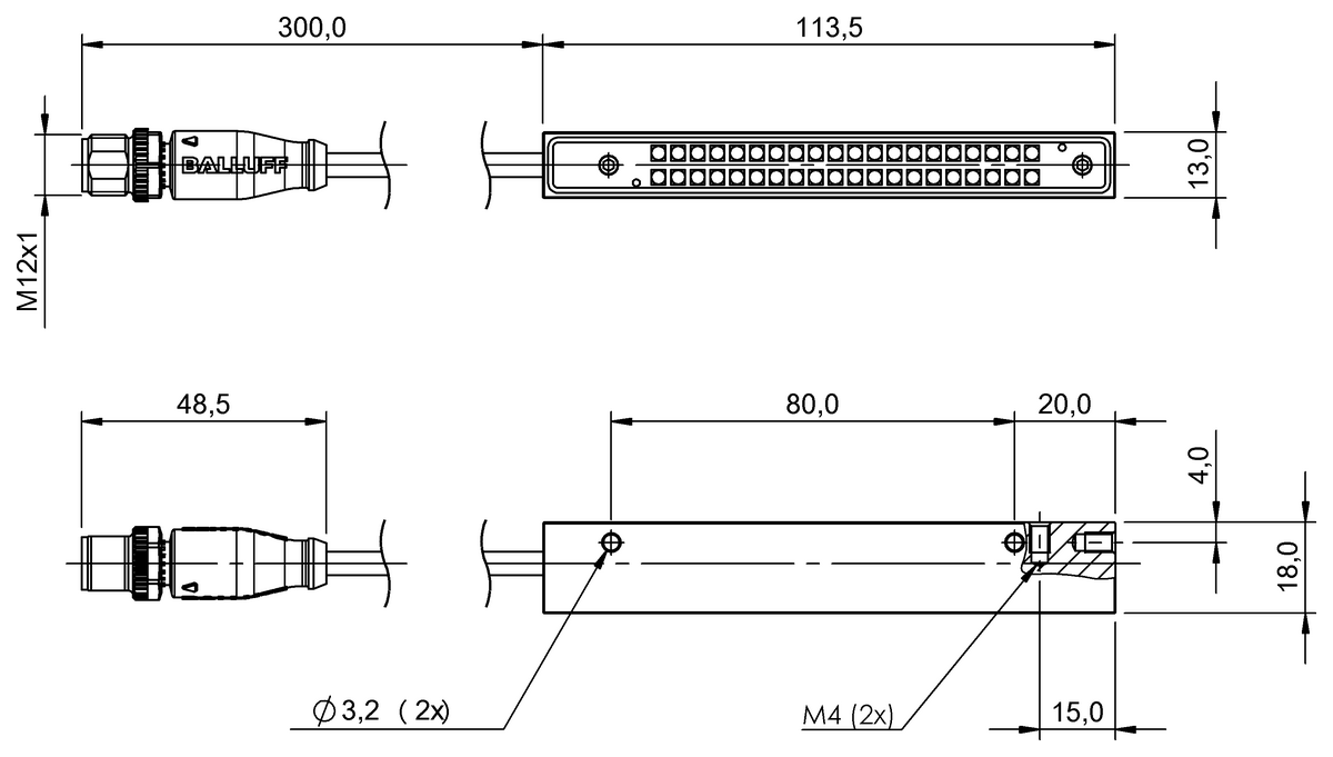 Oświetlacze liniowe
