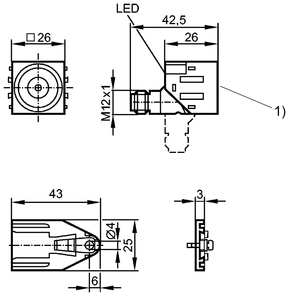 Inductive proximity switches and proximity sensors